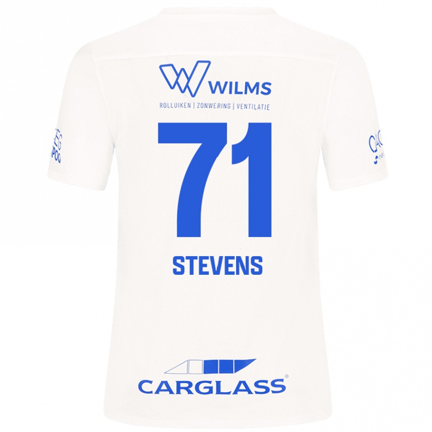 Vaikiškas Brent Stevens #71 Baltas Išvykos Marškinėliai 2024/25 T-Shirt