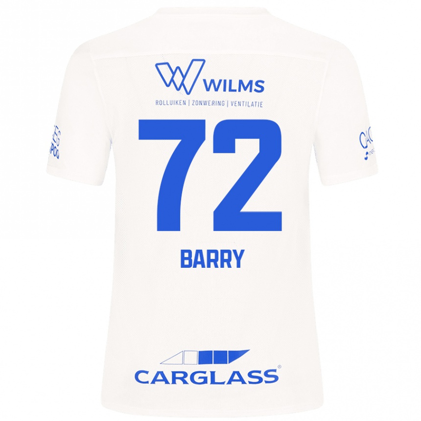 Vaikiškas Alpha Barry #72 Baltas Išvykos Marškinėliai 2024/25 T-Shirt