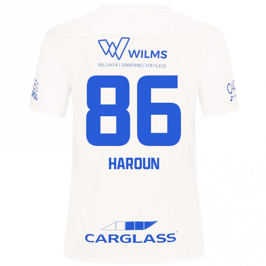 Vaikiškas Kenan Haroun #86 Baltas Išvykos Marškinėliai 2024/25 T-Shirt