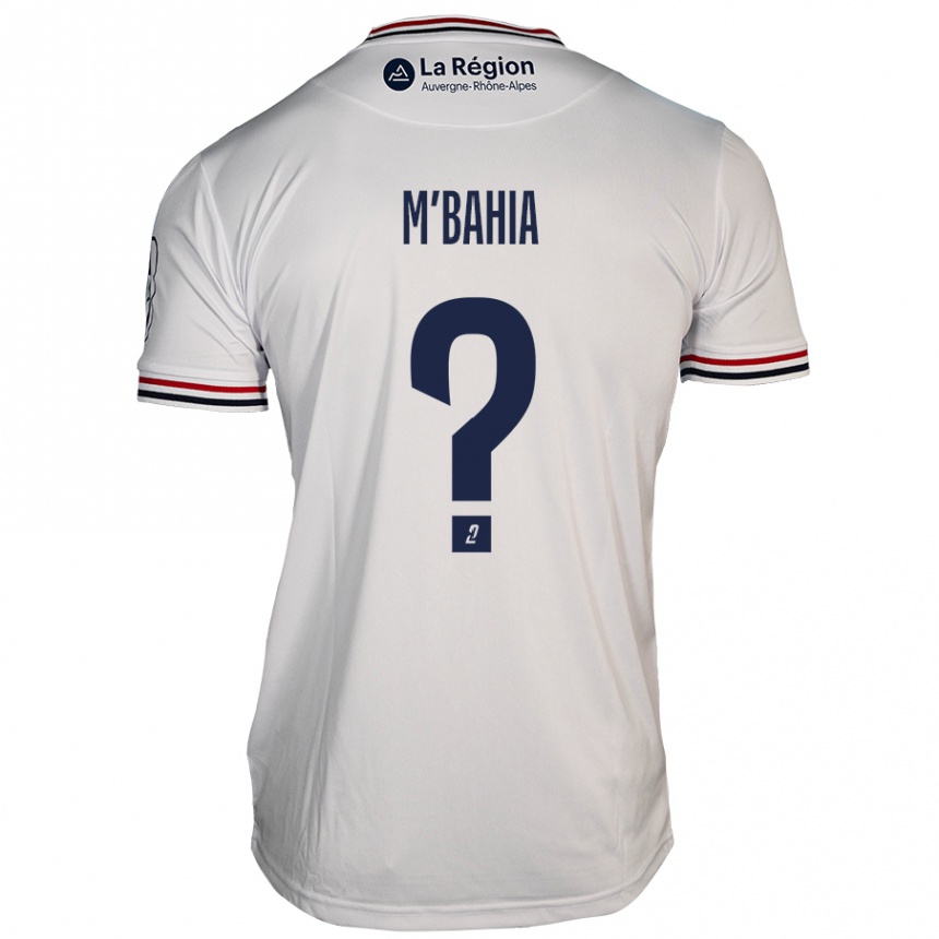 Vaikiškas Ivan M'bahia #0 Baltas Išvykos Marškinėliai 2024/25 T-Shirt