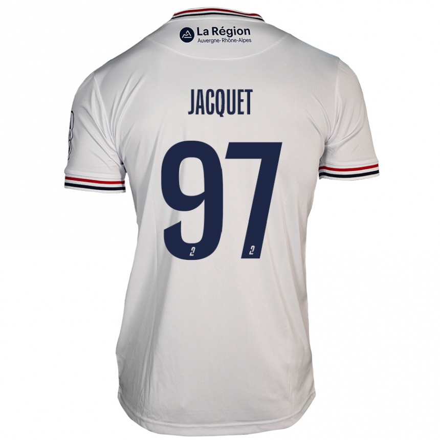 Vaikiškas Jérémy Jacquet #97 Baltas Išvykos Marškinėliai 2024/25 T-Shirt