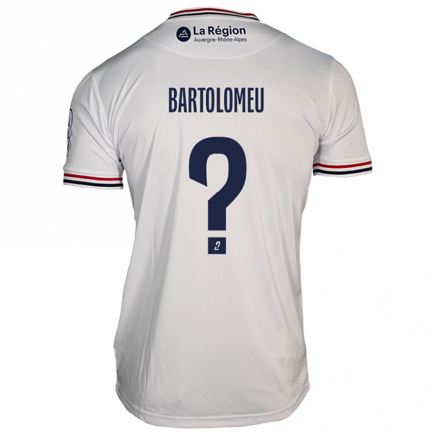 Vaikiškas Malo Bartolomeu #0 Baltas Išvykos Marškinėliai 2024/25 T-Shirt