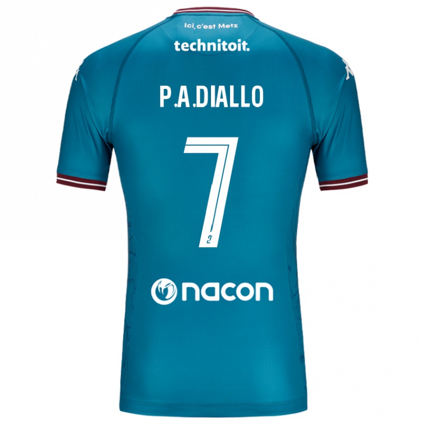 Vaikiškas Papa Amadou Diallo #7 Bleu Benzinas Išvykos Marškinėliai 2024/25 T-Shirt