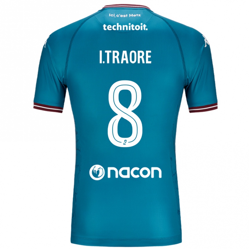 Vaikiškas Ismaël Traoré #8 Bleu Benzinas Išvykos Marškinėliai 2024/25 T-Shirt