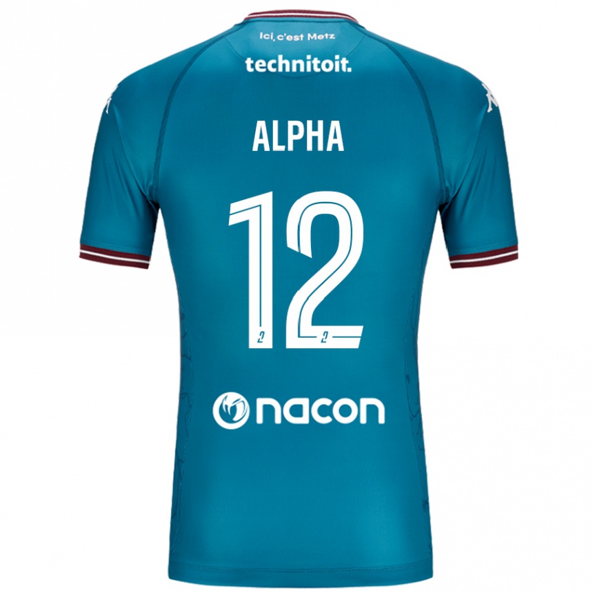 Vaikiškas Alpha Touré #12 Bleu Benzinas Išvykos Marškinėliai 2024/25 T-Shirt