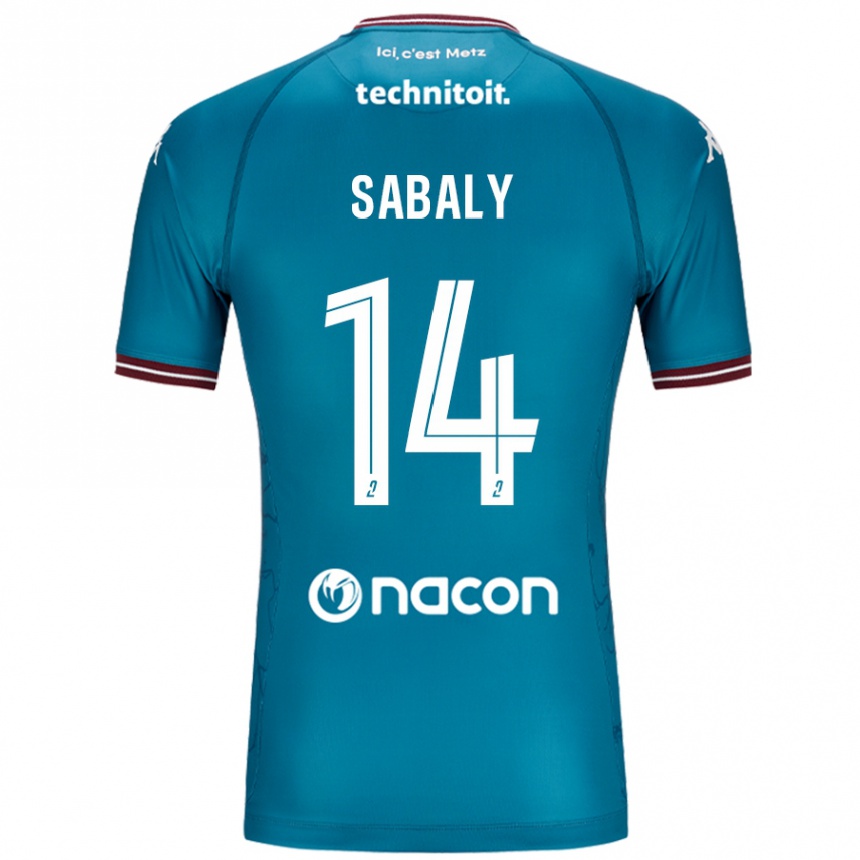 Vaikiškas Cheikh Sabaly #14 Bleu Benzinas Išvykos Marškinėliai 2024/25 T-Shirt