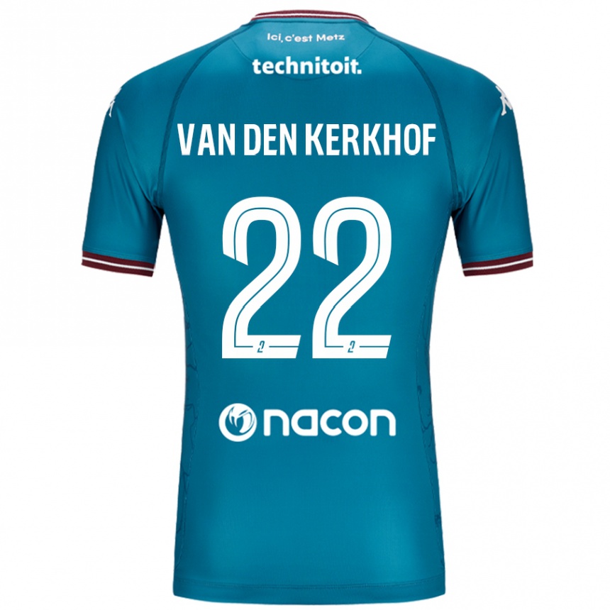 Vaikiškas Kevin Van Den Kerkhof #22 Bleu Benzinas Išvykos Marškinėliai 2024/25 T-Shirt