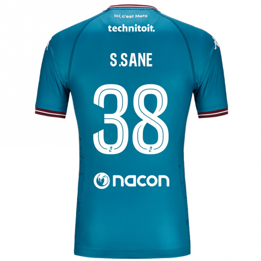 Vaikiškas Sadibou Sané #38 Bleu Benzinas Išvykos Marškinėliai 2024/25 T-Shirt