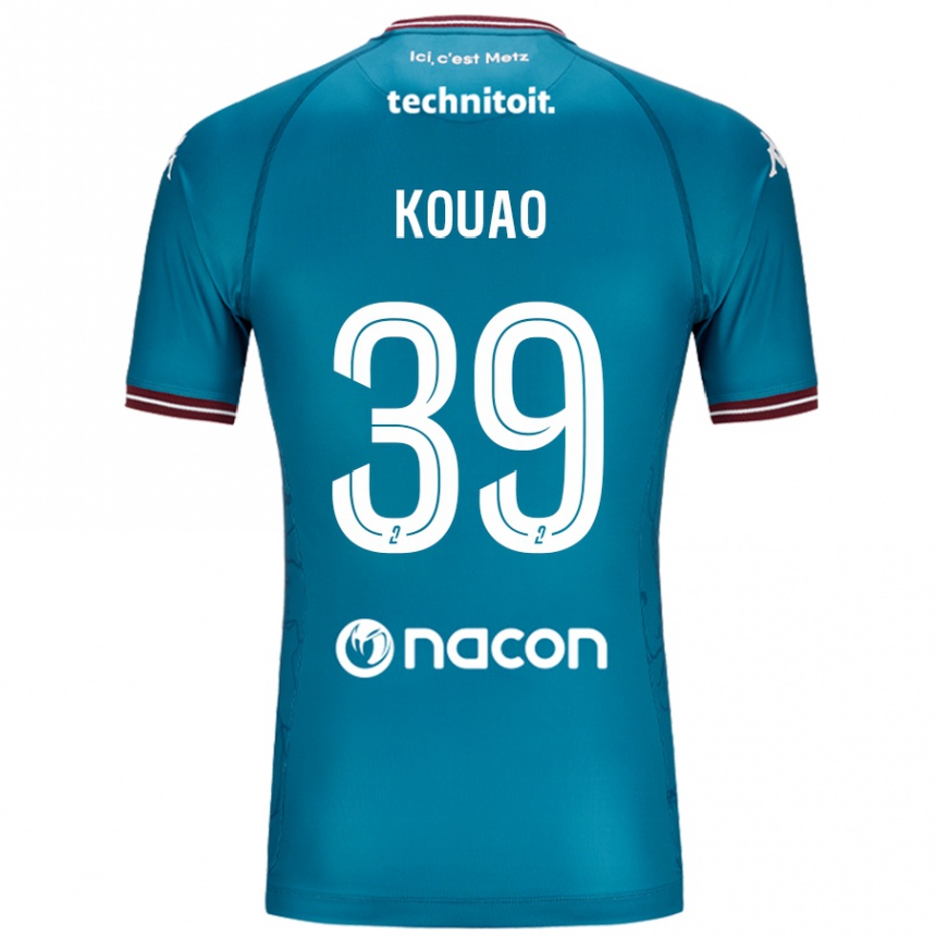 Vaikiškas Koffi Kouao #39 Bleu Benzinas Išvykos Marškinėliai 2024/25 T-Shirt