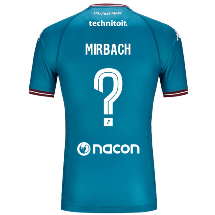 Vaikiškas Alexis Mirbach #0 Bleu Benzinas Išvykos Marškinėliai 2024/25 T-Shirt