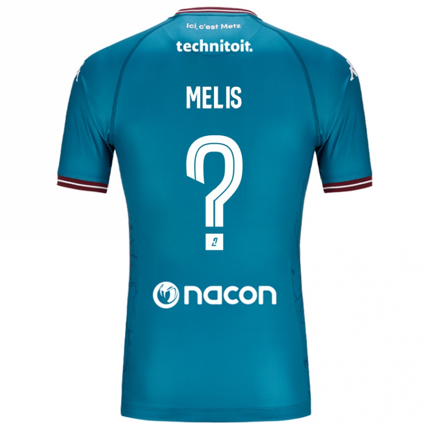 Vaikiškas Antonin Melis #0 Bleu Benzinas Išvykos Marškinėliai 2024/25 T-Shirt