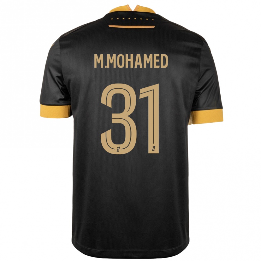 Vaikiškas Mostafa Mohamed #31 Juoda Ruda Išvykos Marškinėliai 2024/25 T-Shirt