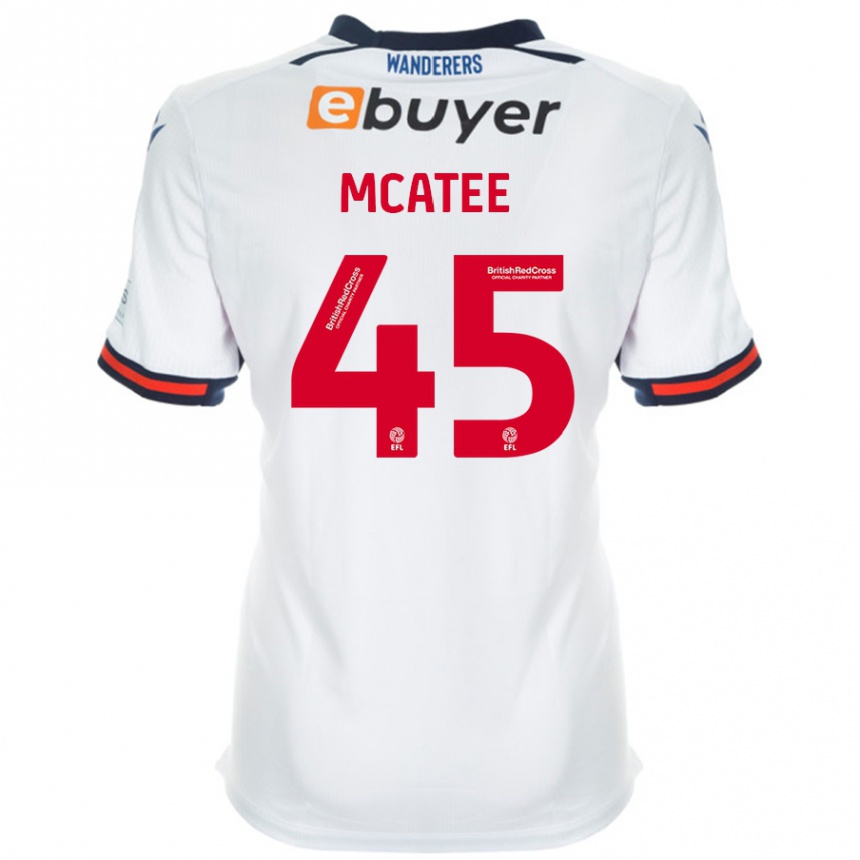 Vyrai John Mcatee #45 Baltas Namų Marškinėliai 2024/25 T-Shirt