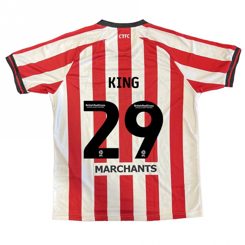 Vyrai Tom King #29 Raudona Balta Namų Marškinėliai 2024/25 T-Shirt