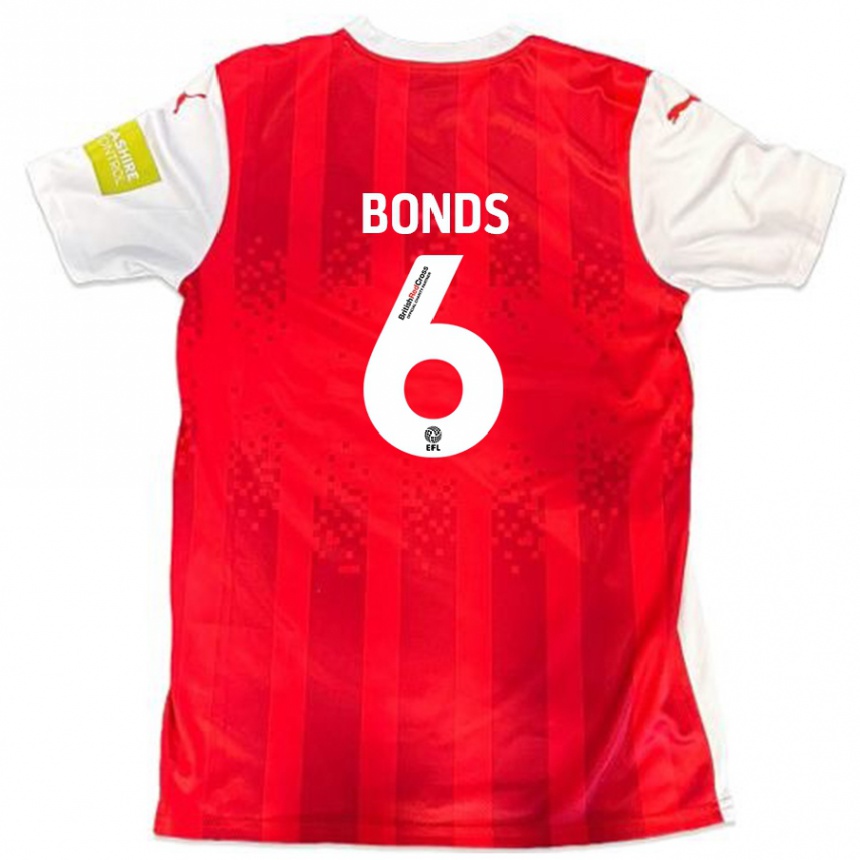 Vyrai Elliot Bonds #6 Raudona Balta Namų Marškinėliai 2024/25 T-Shirt