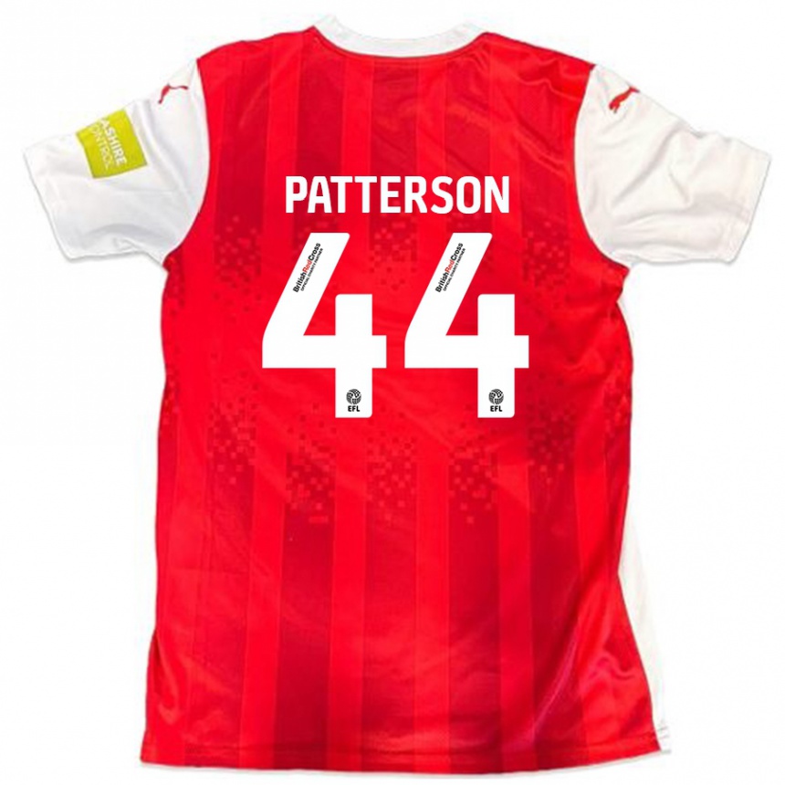 Vyrai Phoenix Patterson #44 Raudona Balta Namų Marškinėliai 2024/25 T-Shirt