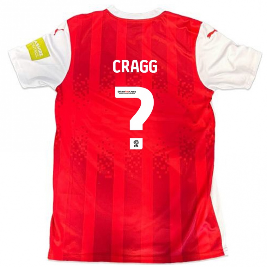 Vyrai Rio Cragg #0 Raudona Balta Namų Marškinėliai 2024/25 T-Shirt