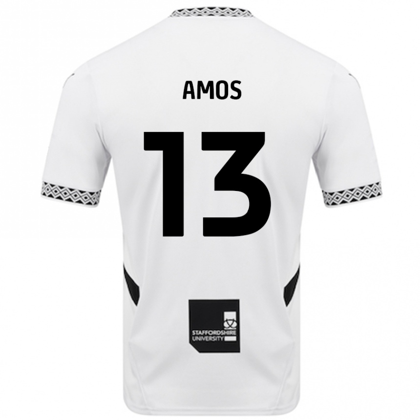 Vyrai Ben Amos #13 Baltas Namų Marškinėliai 2024/25 T-Shirt