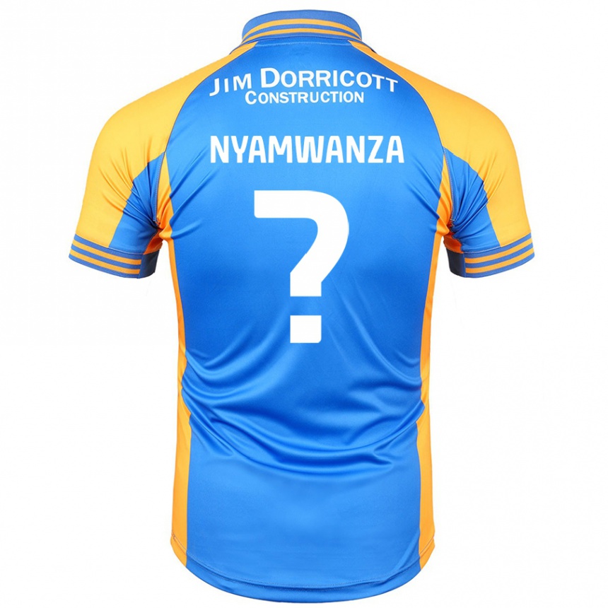 Vyrai Simba Nyamwanza #0 Mėlynas Gintaras Namų Marškinėliai 2024/25 T-Shirt