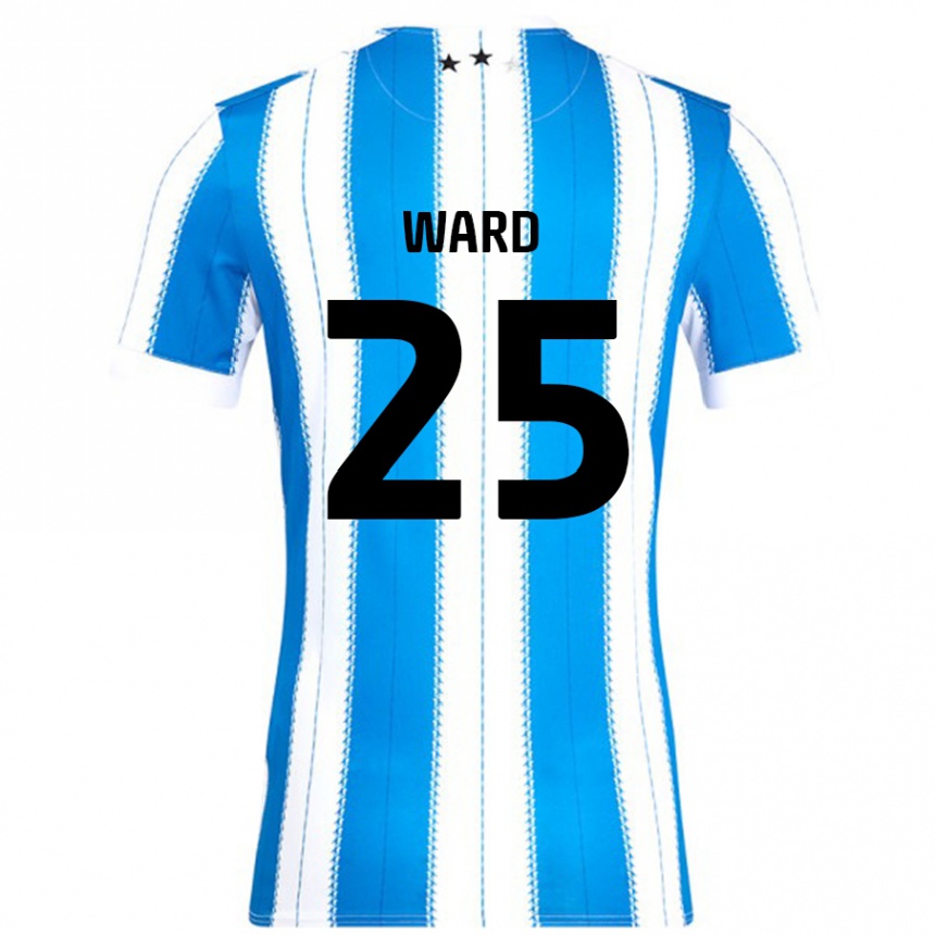 Vyrai Danny Ward #25 Mėlyna Balta Namų Marškinėliai 2024/25 T-Shirt