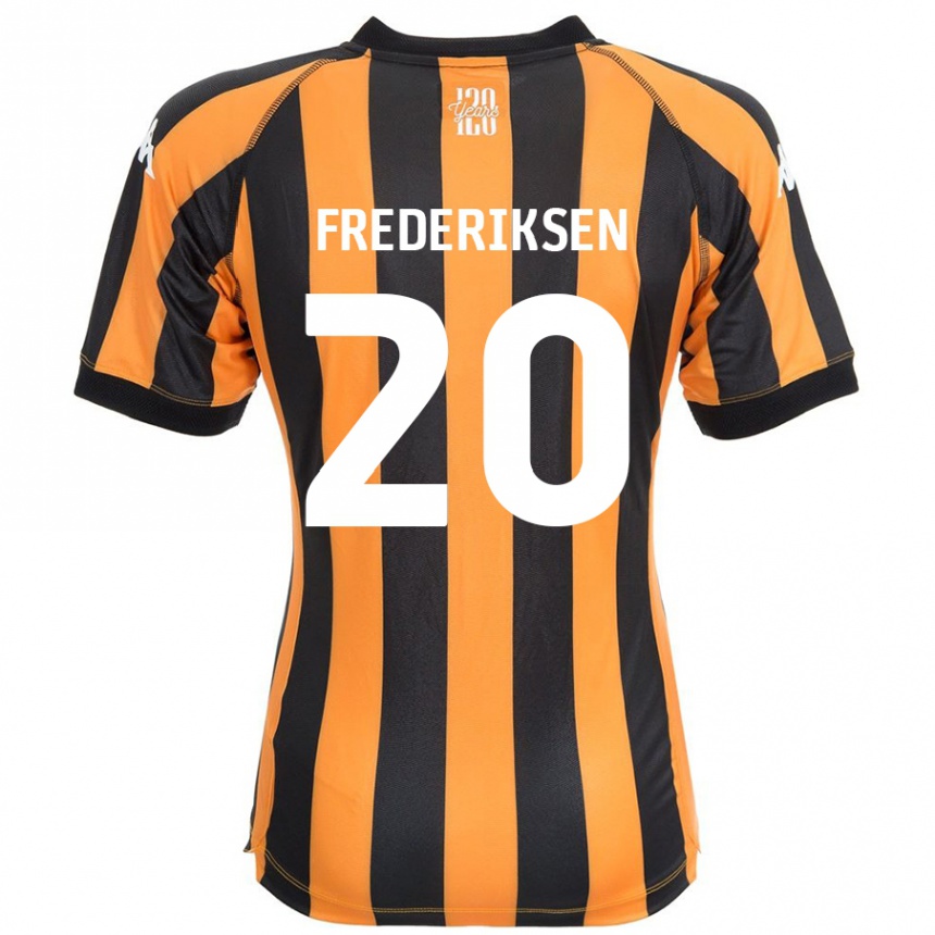 Vyrai Abbey Frederiksen #20 Juodasis Gintaras Namų Marškinėliai 2024/25 T-Shirt