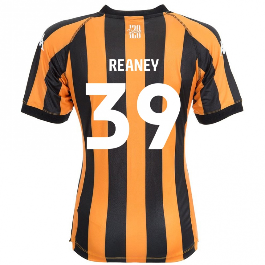 Vyrai Mollie Reaney #39 Juodasis Gintaras Namų Marškinėliai 2024/25 T-Shirt