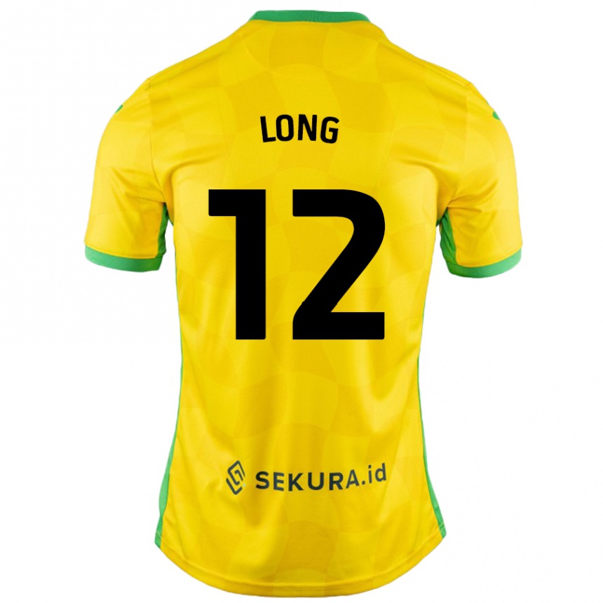 Vyrai George Long #12 Geltona Žalia Namų Marškinėliai 2024/25 T-Shirt