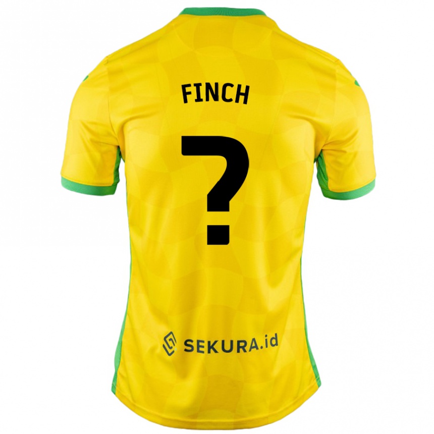 Vyrai Tom Finch #0 Geltona Žalia Namų Marškinėliai 2024/25 T-Shirt