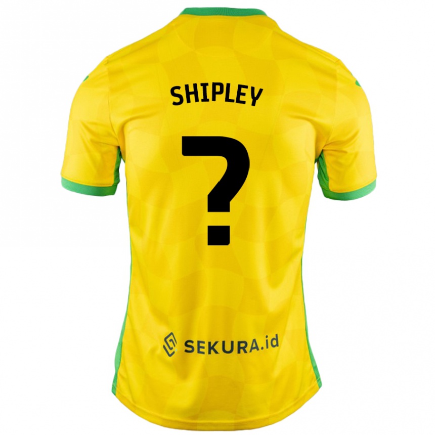 Vyrai Lewis Shipley #0 Geltona Žalia Namų Marškinėliai 2024/25 T-Shirt