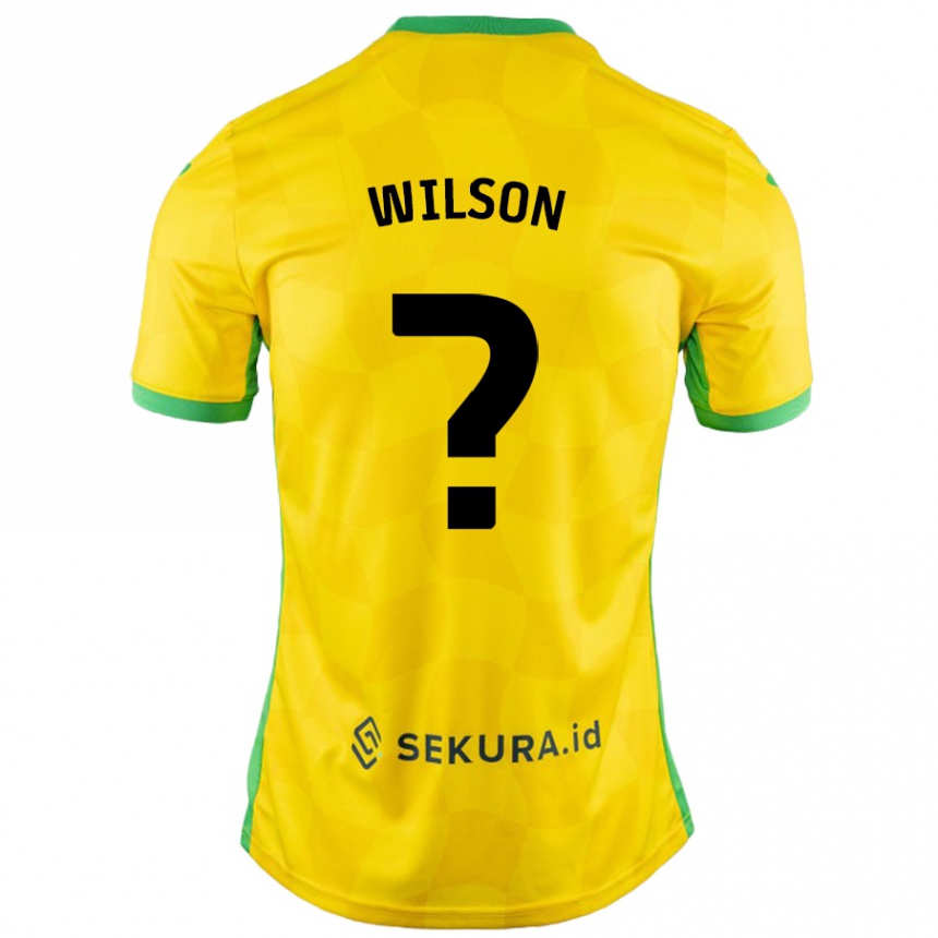 Vyrai Charlie Wilson #0 Geltona Žalia Namų Marškinėliai 2024/25 T-Shirt