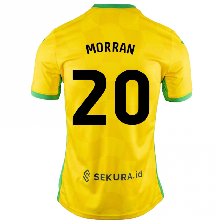 Vyrai Eloise Morran #20 Geltona Žalia Namų Marškinėliai 2024/25 T-Shirt