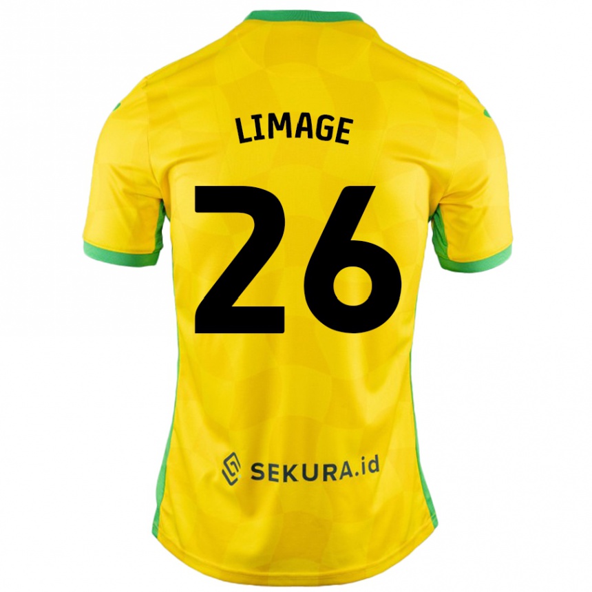 Vyrai Felicity Limage #26 Geltona Žalia Namų Marškinėliai 2024/25 T-Shirt