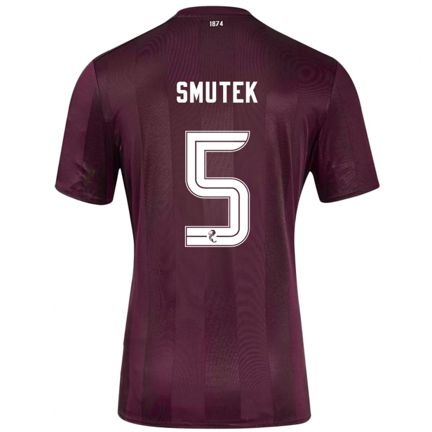 Vyrai Kai Smutek #5 Burgundija Namų Marškinėliai 2024/25 T-Shirt