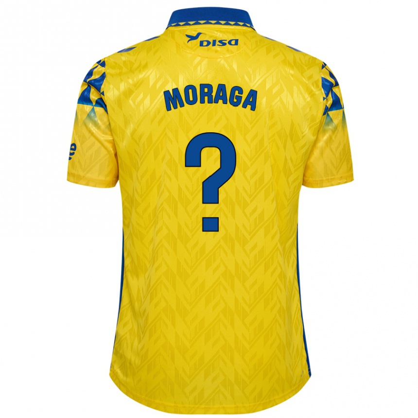 Vyrai Marcos Moraga #0 Geltona Mėlyna Namų Marškinėliai 2024/25 T-Shirt