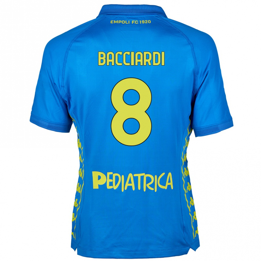 Vyrai Andrea Bacciardi #8 Mėlyna Namų Marškinėliai 2024/25 T-Shirt