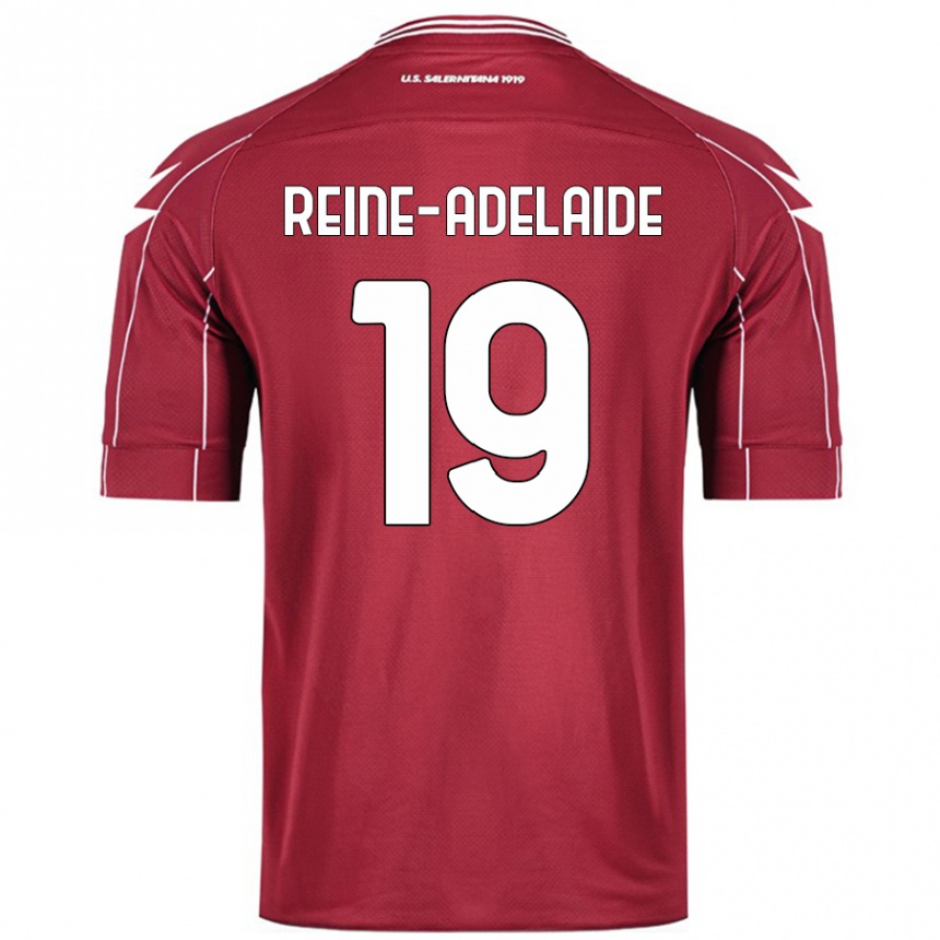 Vyrai Jeff Reine-Adelaide #19 Burgundija Namų Marškinėliai 2024/25 T-Shirt