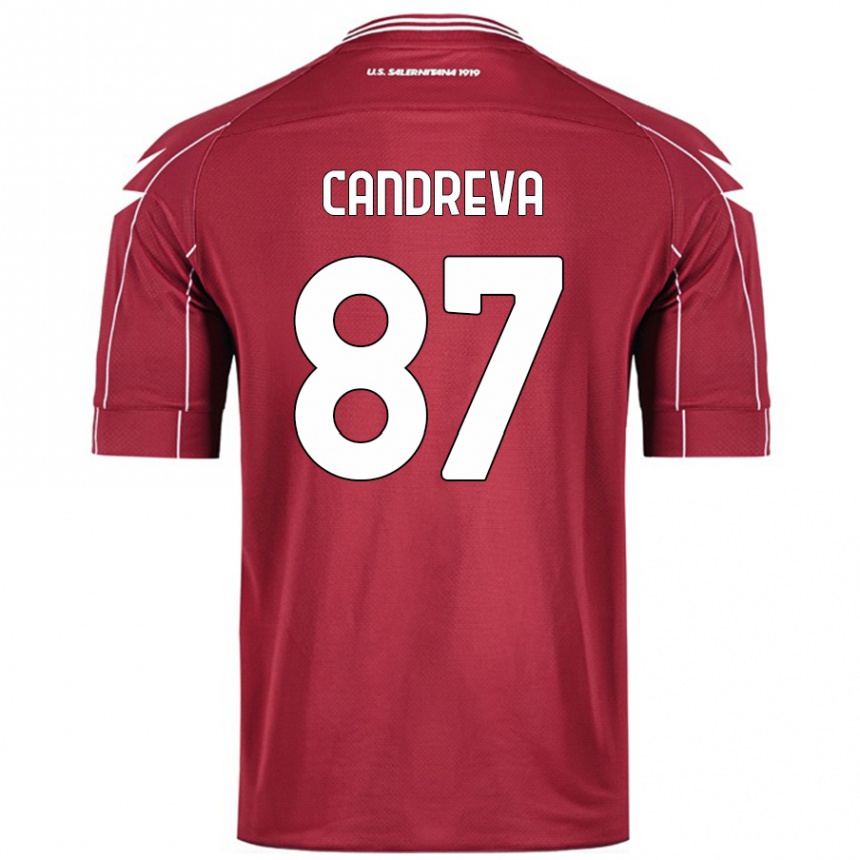 Vyrai Antonio Candreva #87 Burgundija Namų Marškinėliai 2024/25 T-Shirt