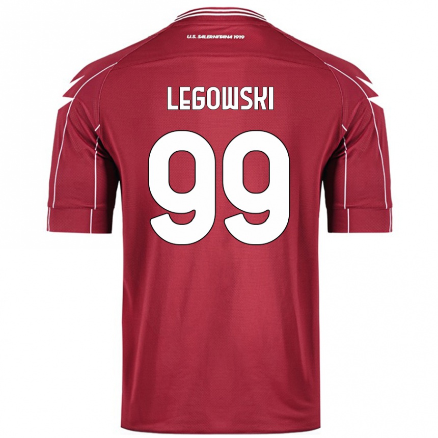 Vyrai Mateusz Legowski #99 Burgundija Namų Marškinėliai 2024/25 T-Shirt