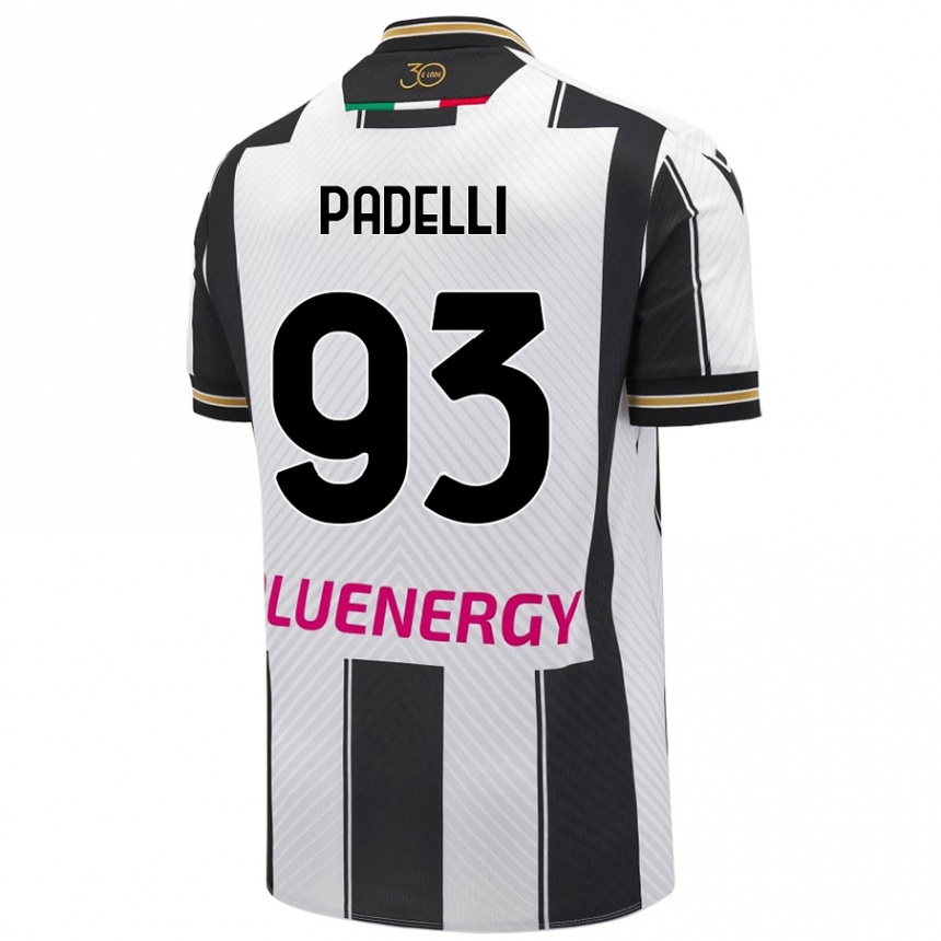 Vyrai Daniele Padelli #93 Balta Juoda Namų Marškinėliai 2024/25 T-Shirt