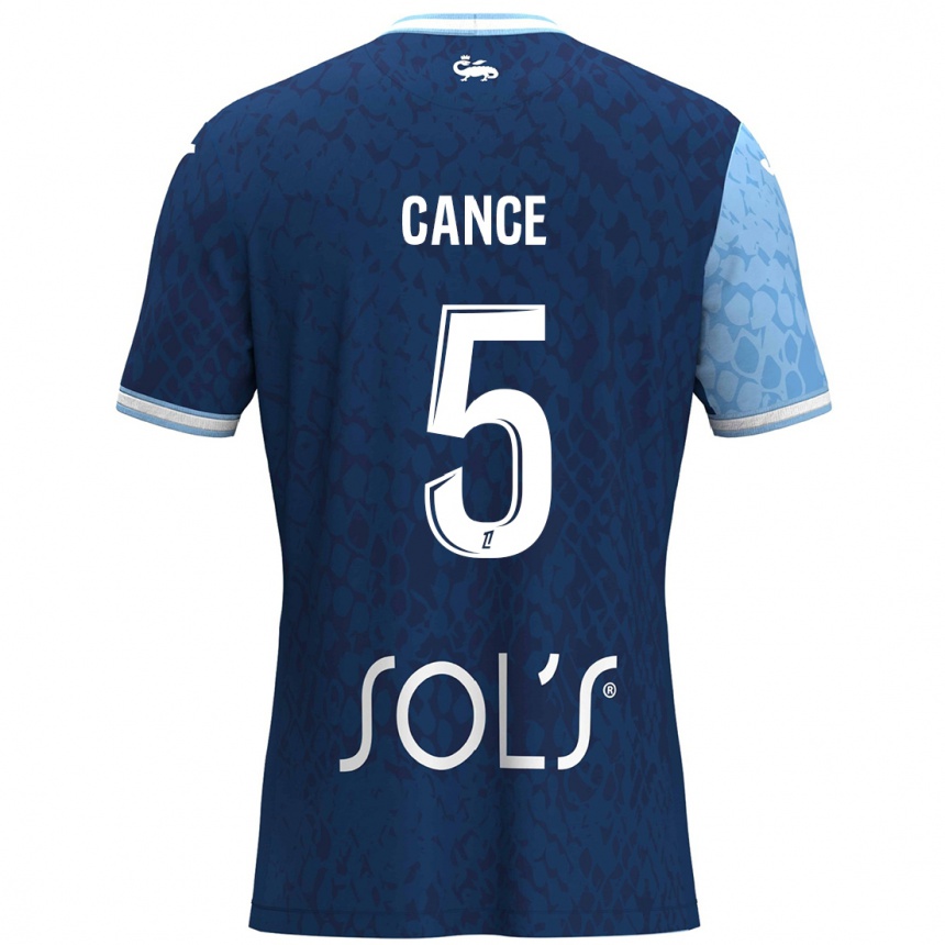 Vyrai Laurie Cance #5 Dangaus Mėlyna Tamsiai Mėlyna Namų Marškinėliai 2024/25 T-Shirt