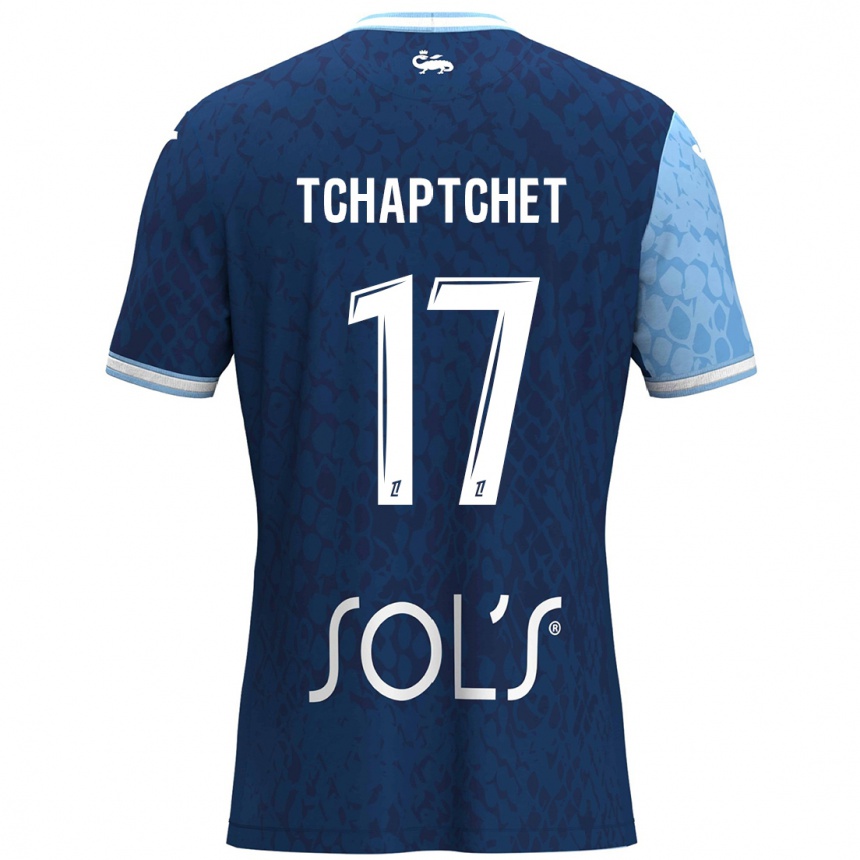 Vyrai Chanel Tchaptchet #17 Dangaus Mėlyna Tamsiai Mėlyna Namų Marškinėliai 2024/25 T-Shirt