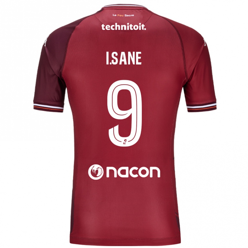 Vyrai Ibou Sané #9 Raudona Granata Namų Marškinėliai 2024/25 T-Shirt