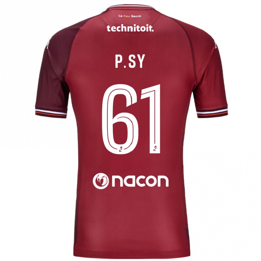 Vyrai Pape Sy #61 Raudona Granata Namų Marškinėliai 2024/25 T-Shirt