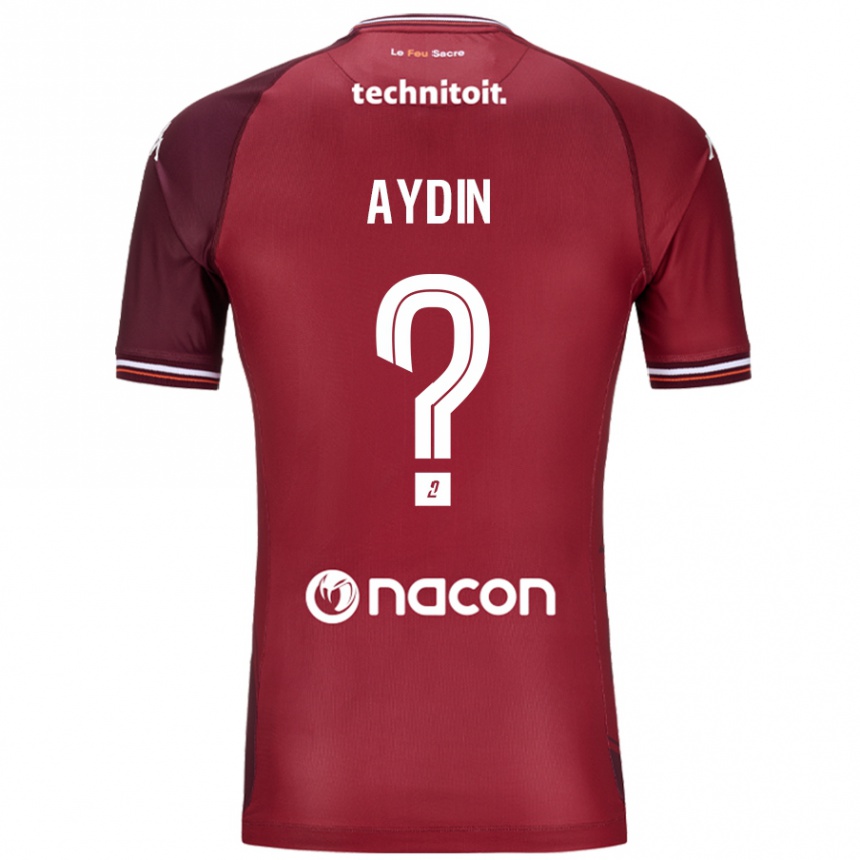 Vyrai Oguzhan Aydin #0 Raudona Granata Namų Marškinėliai 2024/25 T-Shirt