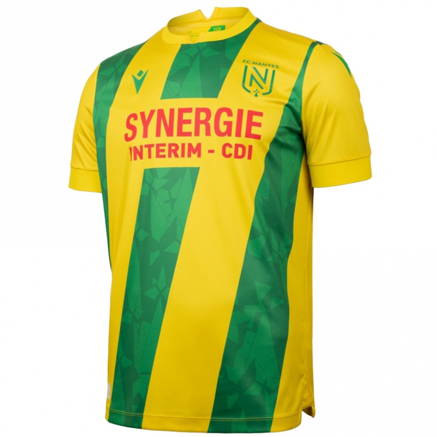 Vyrai Salifou Sylla #0 Geltona Žalia Namų Marškinėliai 2024/25 T-Shirt