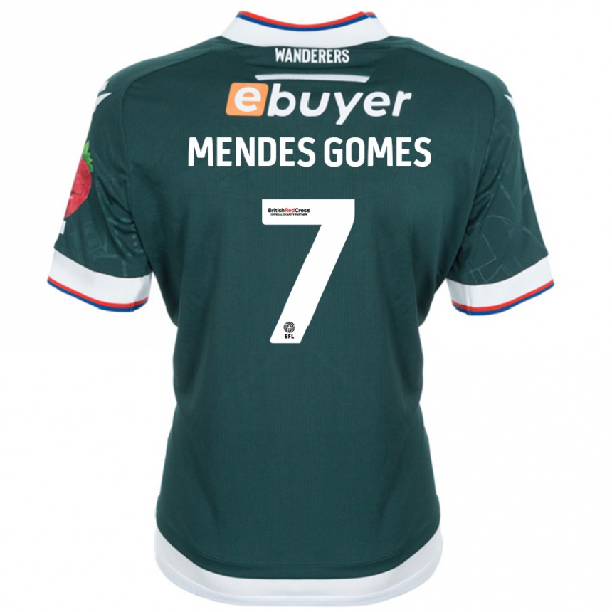 Vyrai Carlos Mendes #7 Tamsiai Žalia Išvykos Marškinėliai 2024/25 T-Shirt