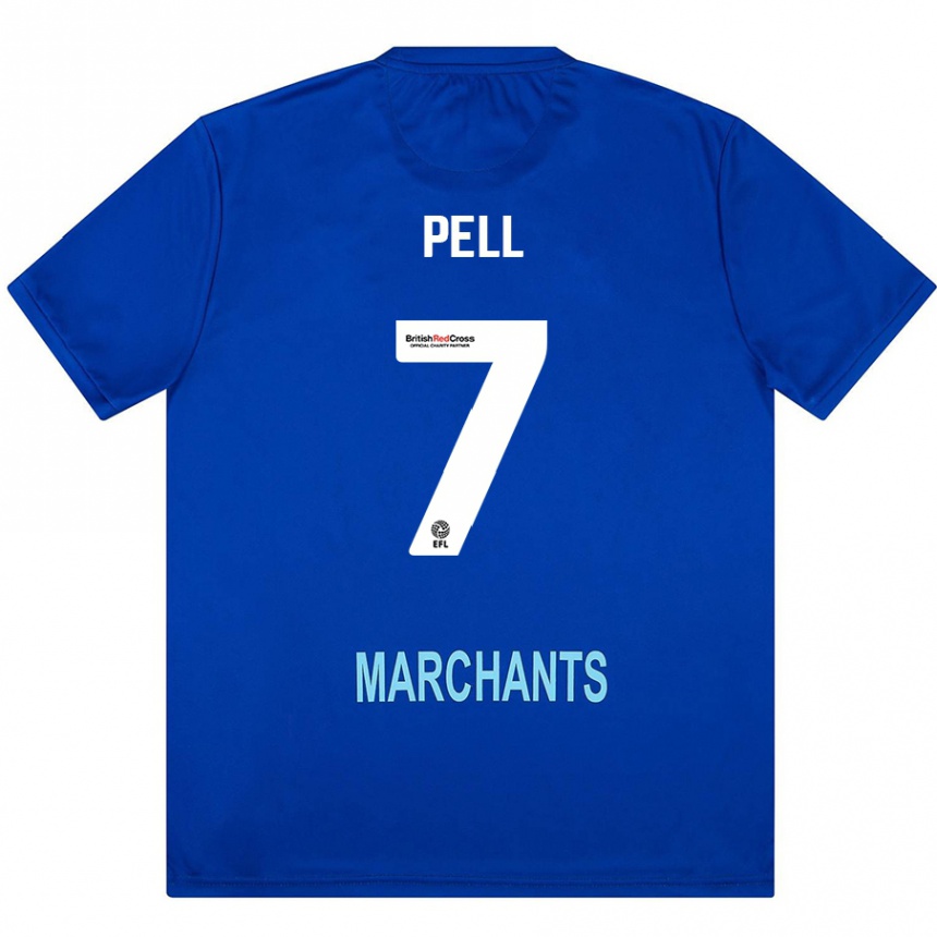 Vyrai Harry Pell #7 Žalia Išvykos Marškinėliai 2024/25 T-Shirt