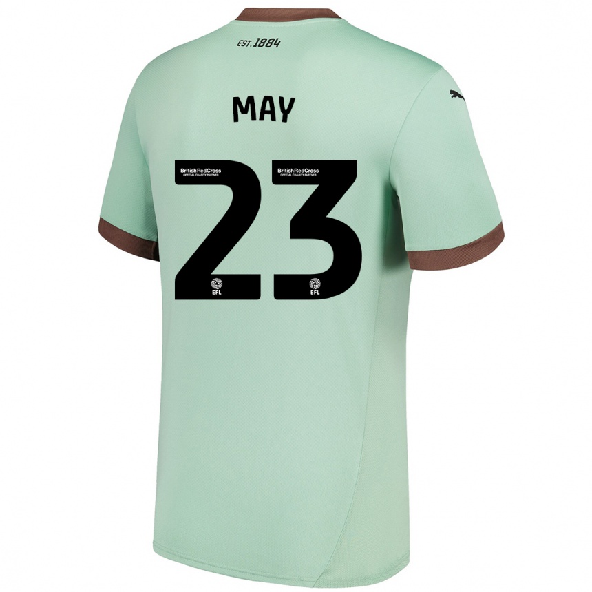 Vyrai Rebecca May #23 Šviesiai Žalia Išvykos Marškinėliai 2024/25 T-Shirt