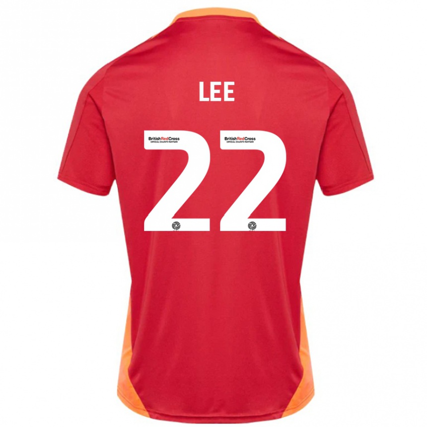 Vyrai Harry Lee #22 Mėlyna Nebalta Išvykos Marškinėliai 2024/25 T-Shirt