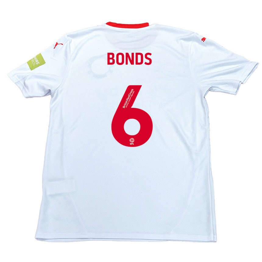 Vyrai Elliot Bonds #6 Baltas Išvykos Marškinėliai 2024/25 T-Shirt